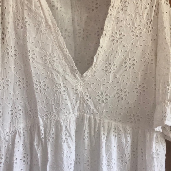Sundance White Eyelet Dress - Picture 2 of 8